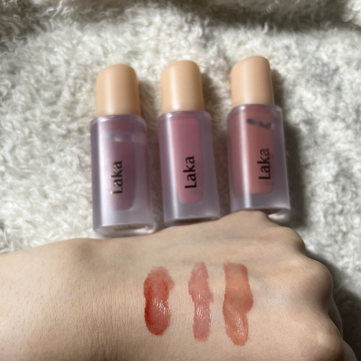 フルーティーグラムティント/Laka/リップティントを使ったクチコミ（2枚目）