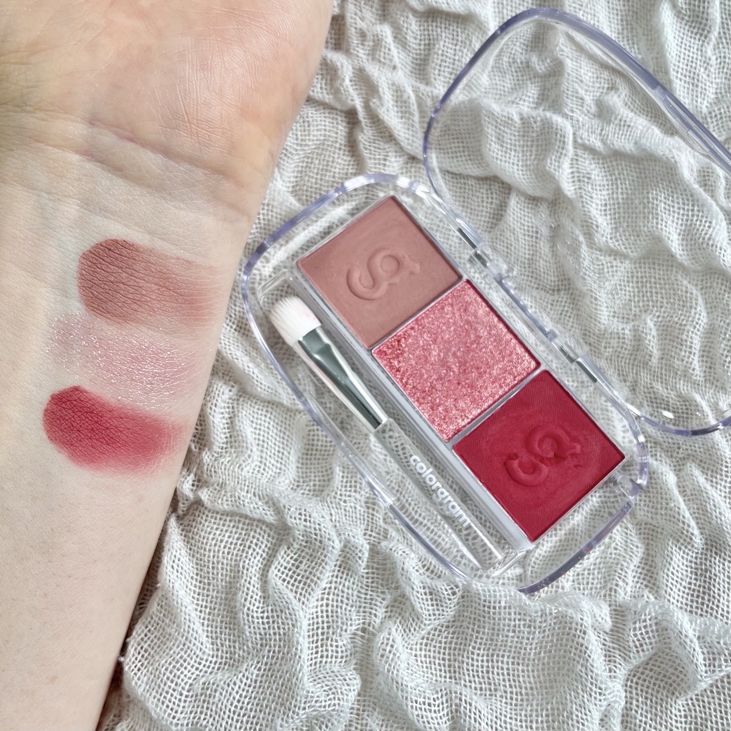 シングルキューブシャドウ/Colorgram/単色アイシャドウを使ったクチコミ（3枚目）