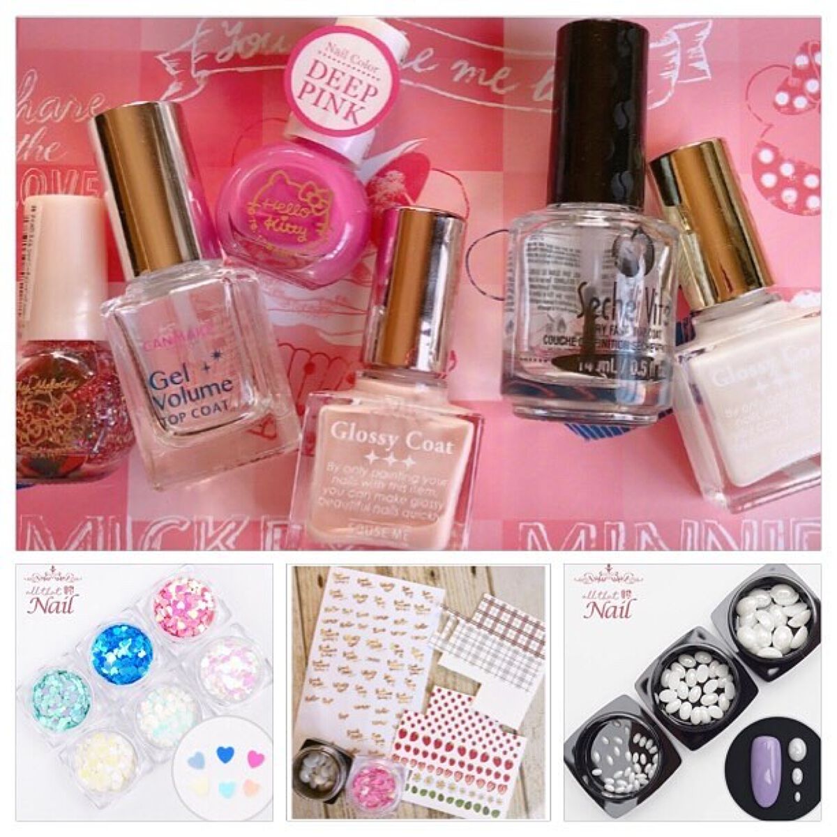 サンリオネイル/DAISO/マニキュアを使ったクチコミ（3枚目）