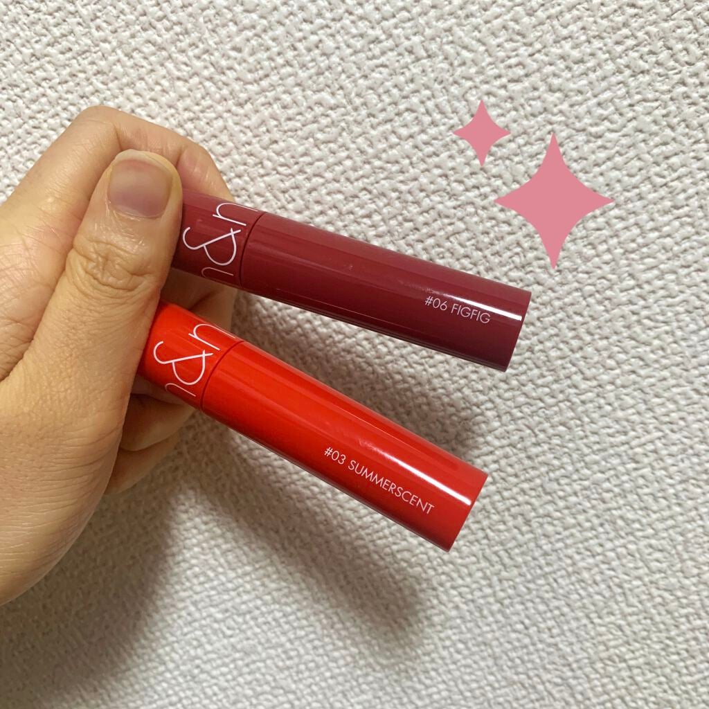 ジューシーラスティングティント/rom&nd/リップティントを使ったクチコミ(1枚目)