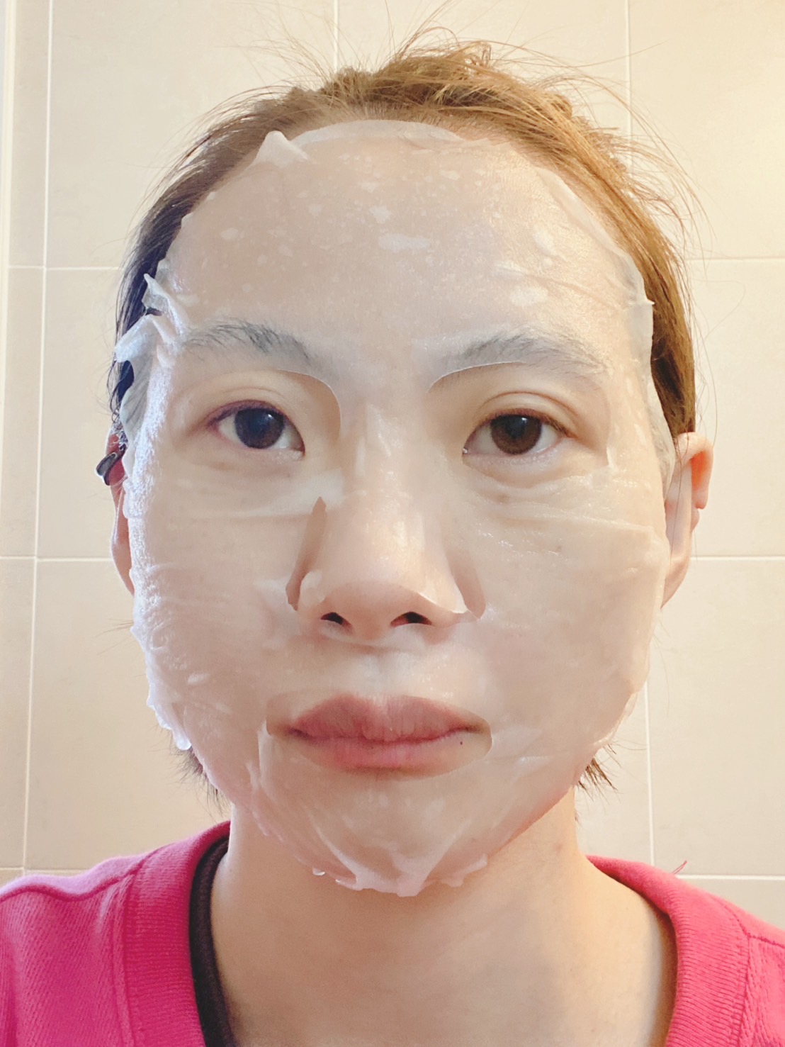 酒粕フェイスマスク 7枚入り（個包装）/NAIA/シートマスク・パックを使ったクチコミ（2枚目）