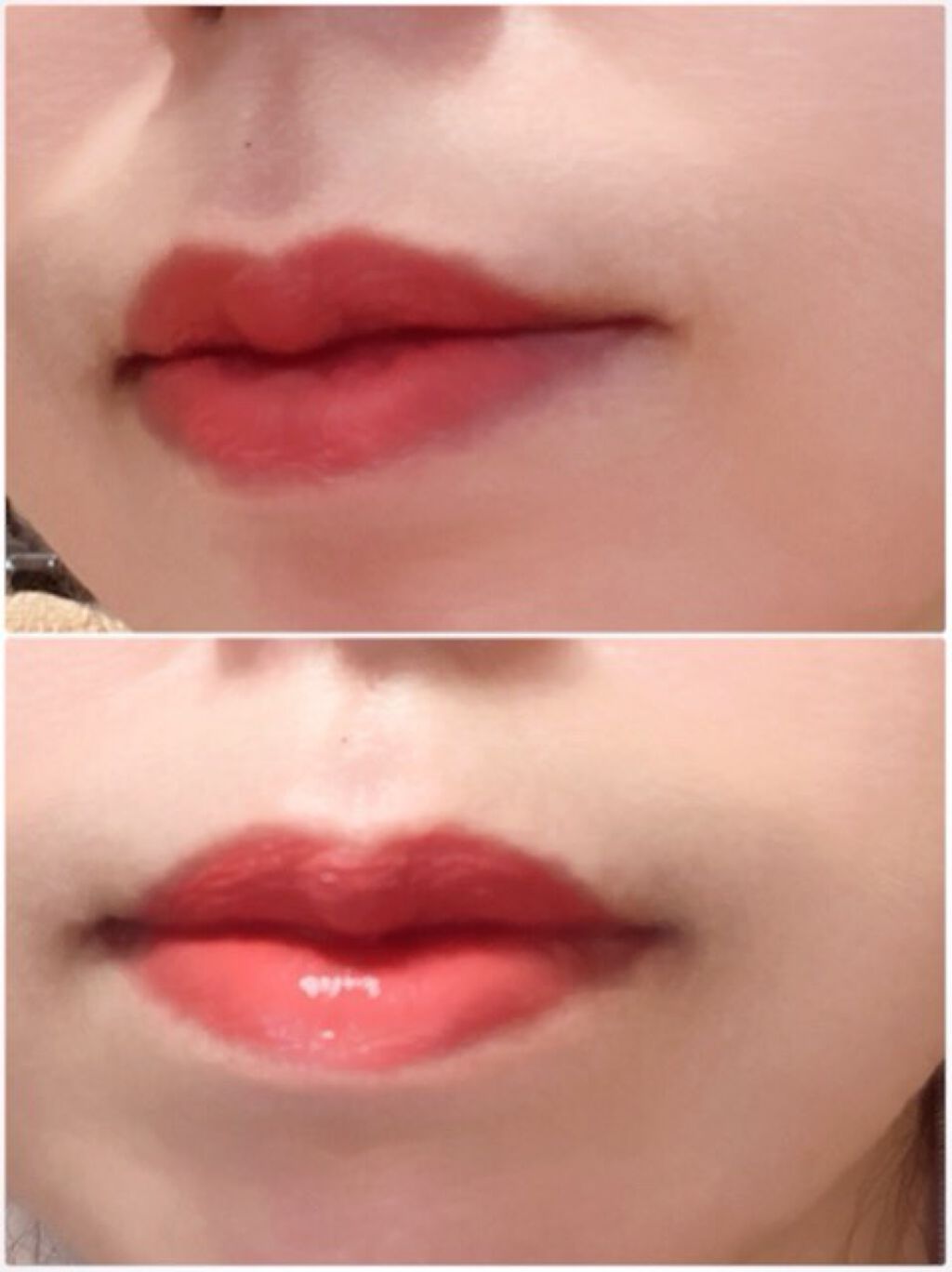 KISS SHOT /MAKE COVER/リップオイルを使ったクチコミ（3枚目）