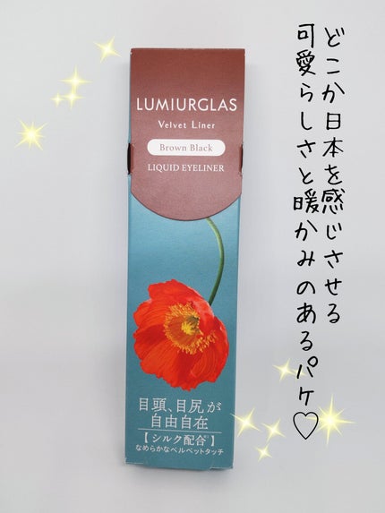ベルベットライナー/LUMIURGLAS/リキッドアイライナーを使ったクチコミ(3枚目)