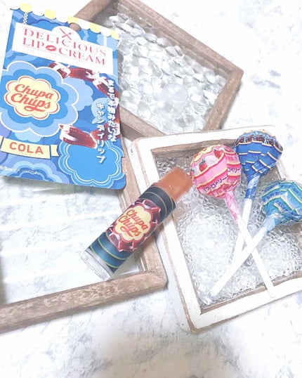 デリシャスリップクリーム Chupa Chups(チュッパチャプス)/デリシャスリップクリーム/リップクリームを使ったクチコミ(2枚目)
