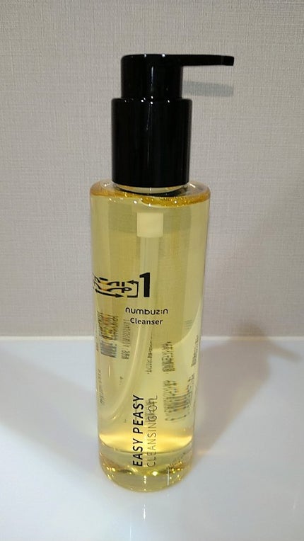 1番 さっぱりすっきりクレンジングオイル/numbuzin/オイルクレンジングを使ったクチコミ(1枚目)