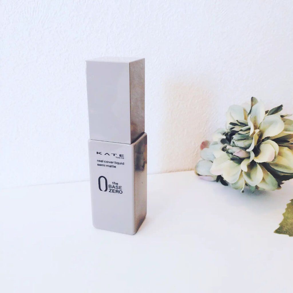 リアルカバーリキッド（セミマット）/KATE/リキッドファンデーションを使ったクチコミ（1枚目）