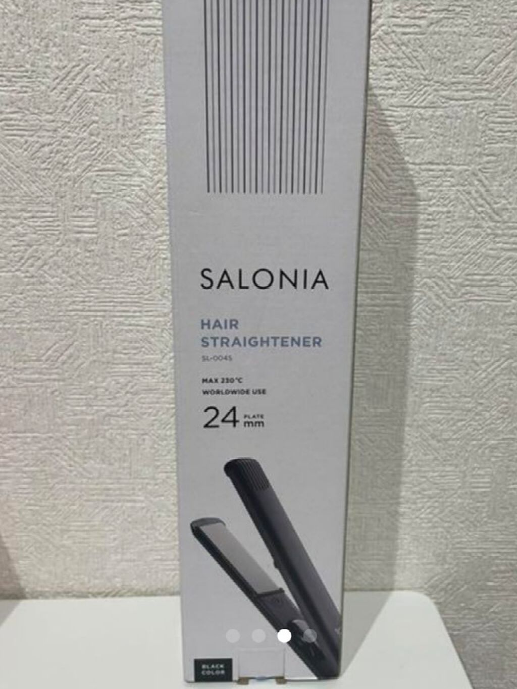 ストレートヘアアイロン ホワイト/SALONIA/ストレートアイロンを使ったクチコミ（1枚目）