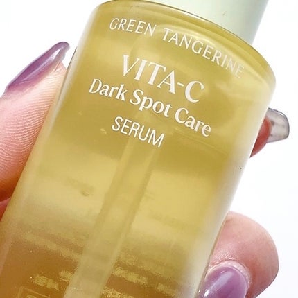 グリーンタンジェリン ビタC ダークスポットケアセラム/goodal/美容液を使ったクチコミ(2枚目)