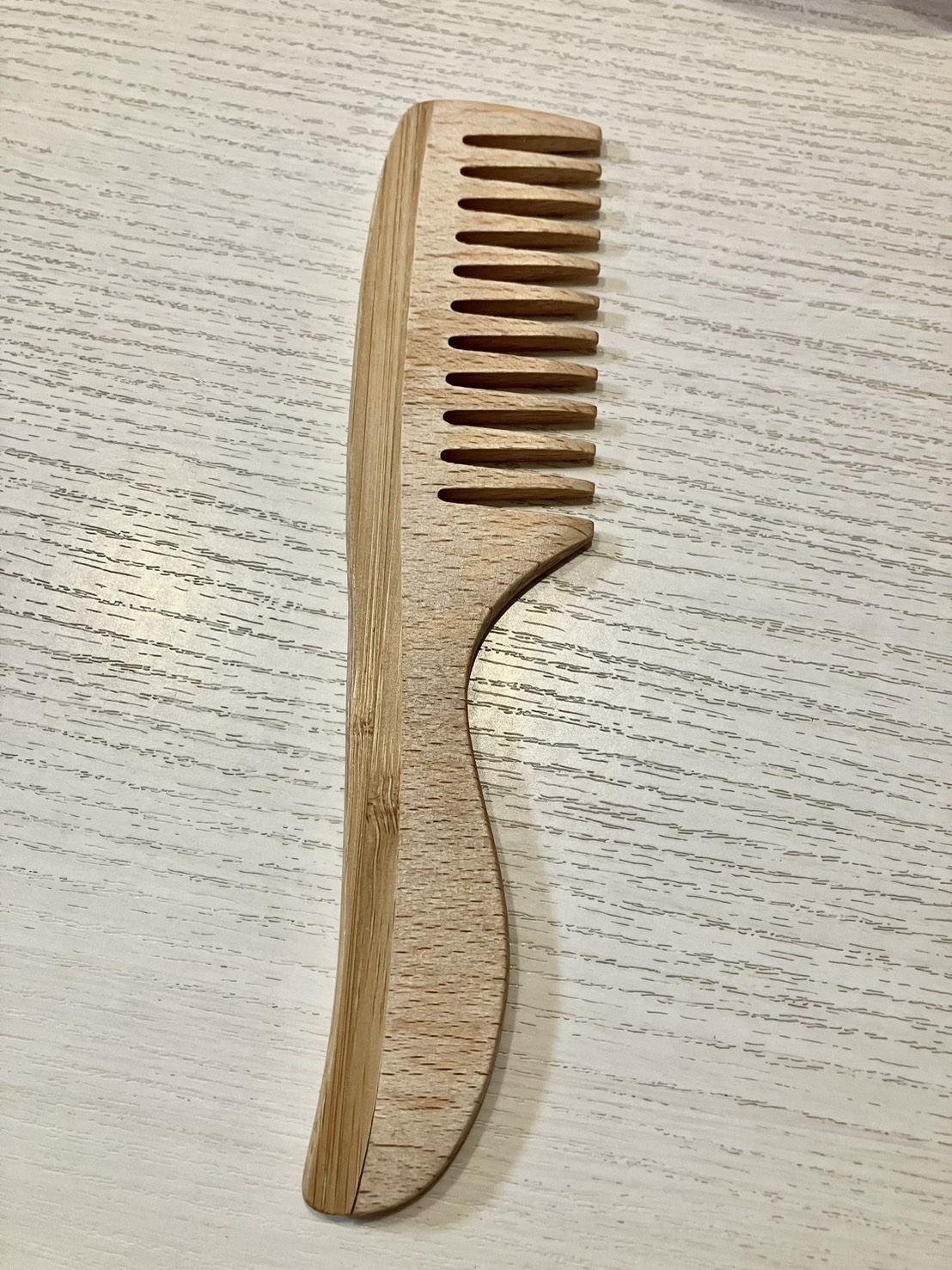 ウッドコーム 粗目/マペペ/ヘアコームを使ったクチコミ（1枚目）