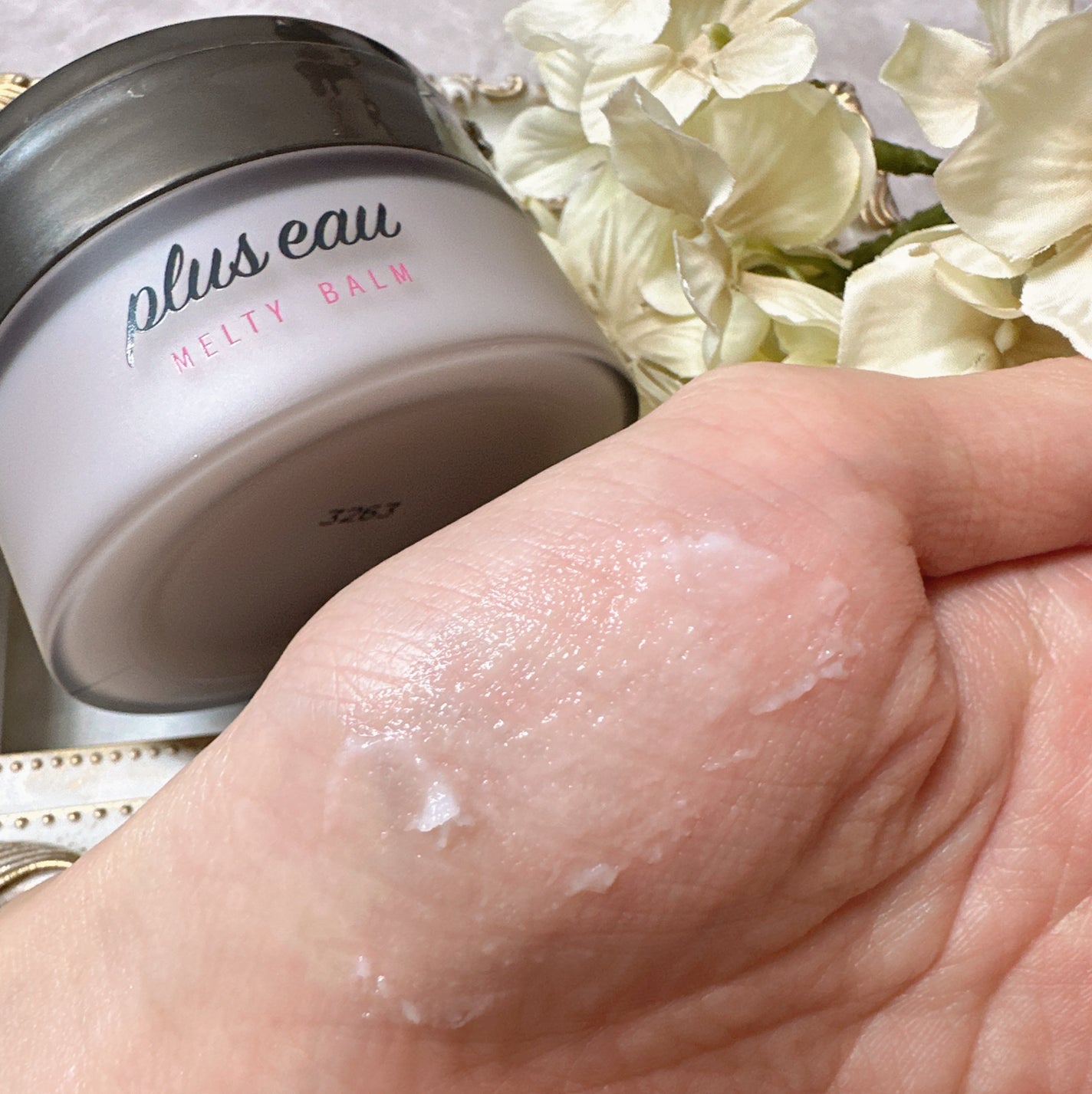 プリュスオー メルティバーム/plus eau/ヘアバームを使ったクチコミ(3枚目)