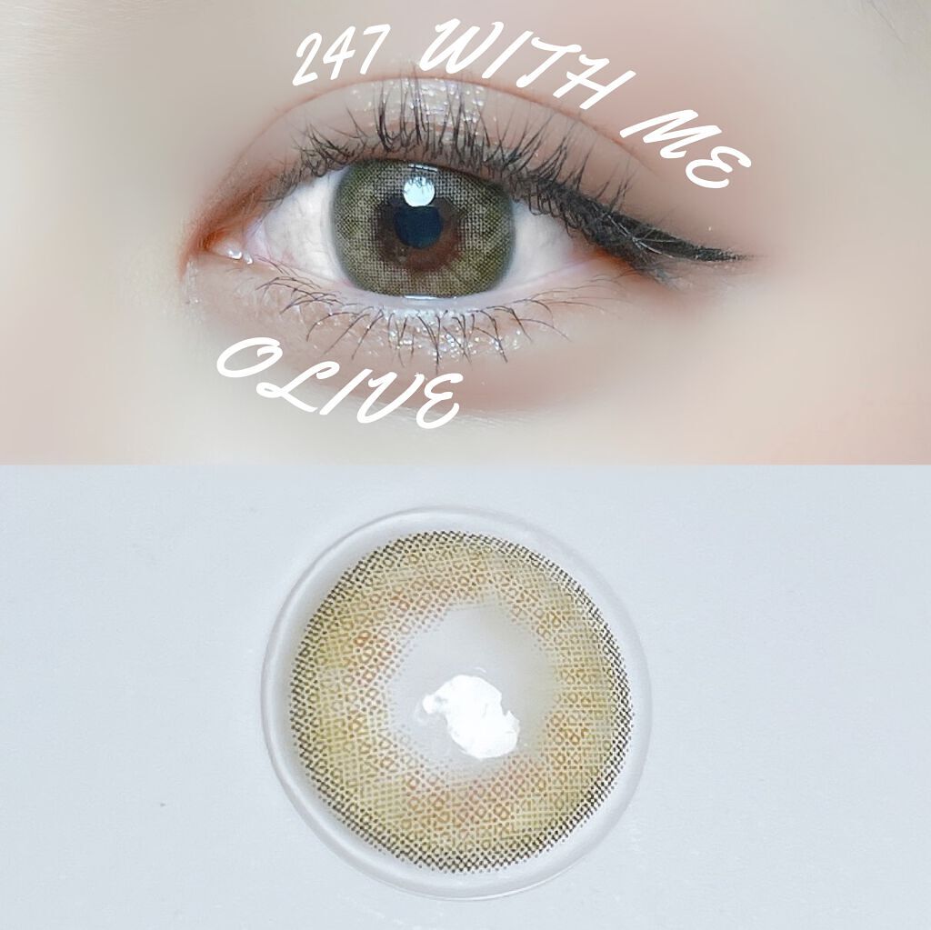 247 WITH ME/THEPIEL/カラーコンタクトレンズを使ったクチコミ(1枚目)