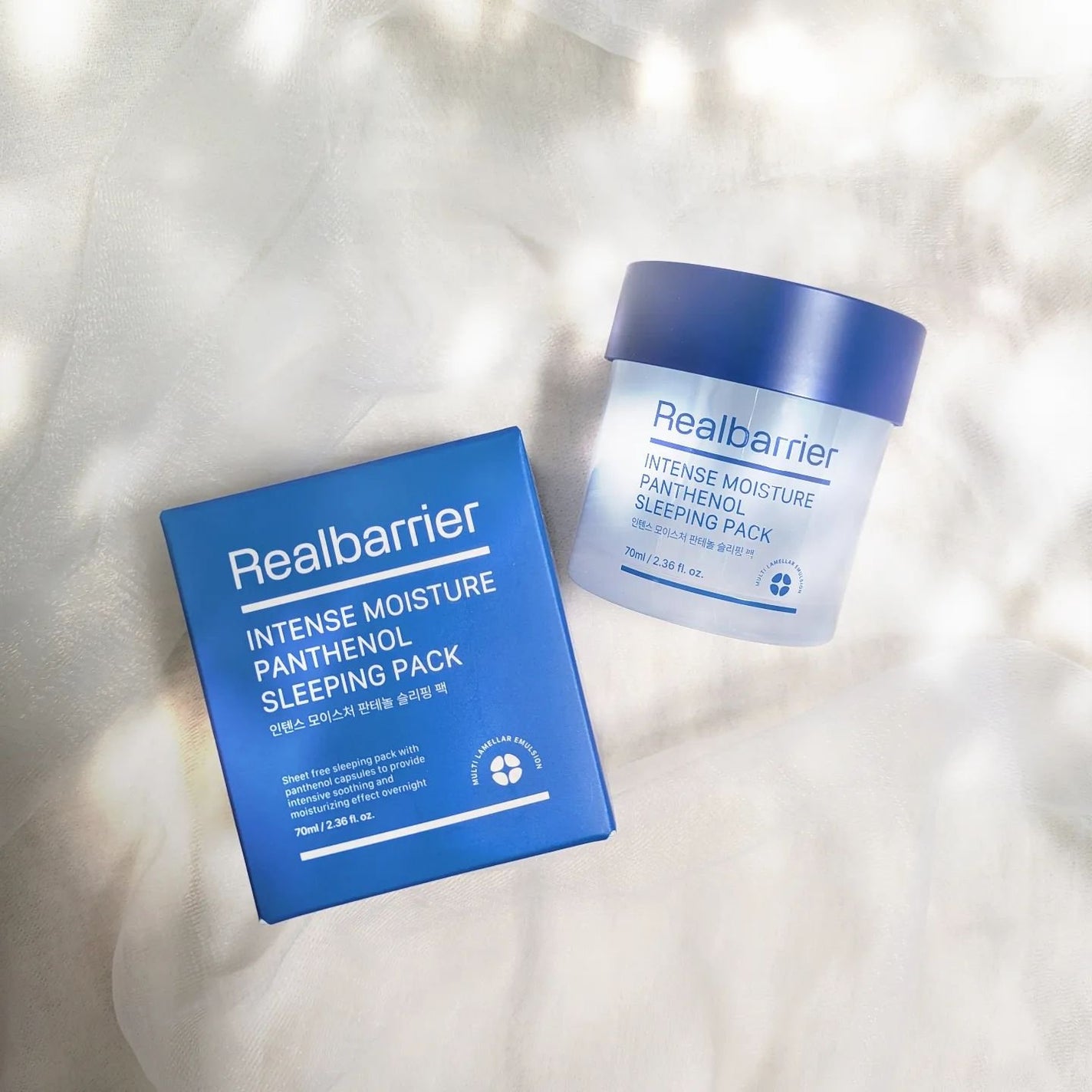 インテンスモイスチャーパンテノールスリーピングパック/Real Barrier/シートマスク・パックを使ったクチコミ(1枚目)