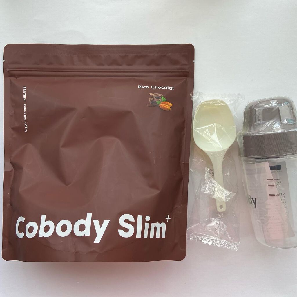 Cobody Slim+ リッチショコラ味/Cobody Slim＋/その他プロテインを使ったクチコミ（3枚目）