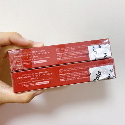 THE HERITAGE PEN EYELINER/MERZY/リキッドアイライナーを使ったクチコミ(7枚目)