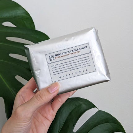 ボディ&フェイスクリアシート/MARKS&WEB/ボディシートを使ったクチコミ(1枚目)