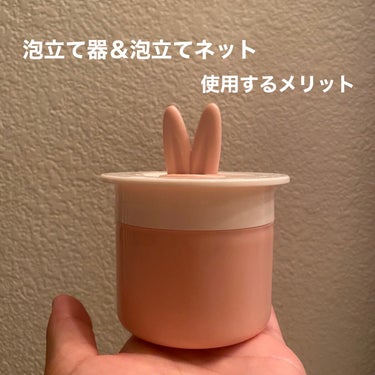 洗顔用泡立てネット/DAISO/その他スキンケアグッズを使ったクチコミ（1枚目）