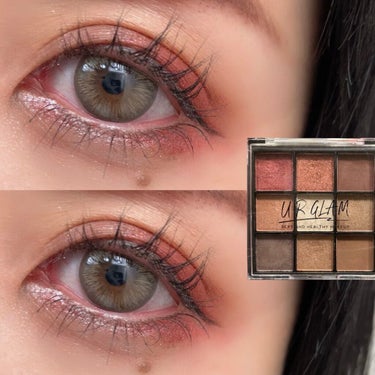 UR GLAM　BLOOMING EYE COLOR PALETTE 02/U R GLAM/アイシャドウパレットを使ったクチコミ（2枚目）