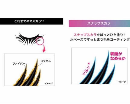スナップスカラ/MAYBELLINE NEW YORK/マスカラを使ったクチコミ(3枚目)
