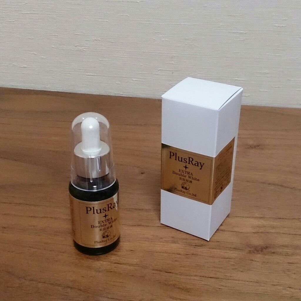 エクストラダブルホワイト美容原液/PlusRay/美容液を使ったクチコミ(1枚目)