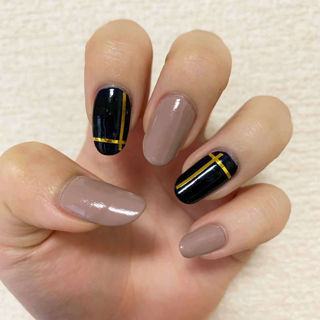 カラフルネイルズ キャンメイクを使った口コミ 大人っぽチェックネイル ラインテープで簡 By ぽのの Lips カラフルネイルズ キャンメイクを使った口コミ 大人っぽチェックネイル ラインテープで簡 By ぽのの Lips
