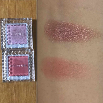 シングルカラーアイシャドウ/CEZANNE/単色アイシャドウを使ったクチコミ(2枚目)