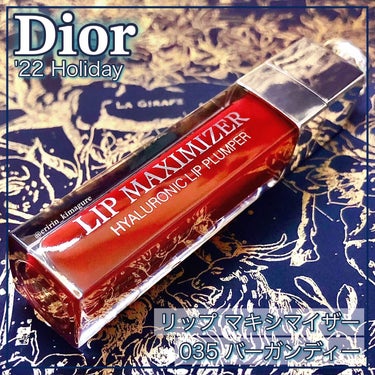 【旧】ディオール アディクト リップ マキシマイザー 035 バーガンディー/Dior/リップグロスを使ったクチコミ（1枚目）