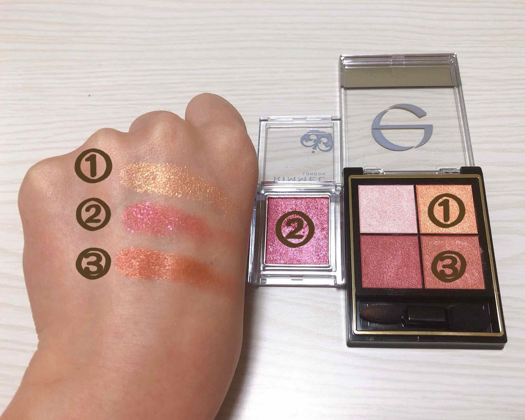 リアルクローズシャドウ/excel/アイシャドウパレットを使ったクチコミ（1枚目）