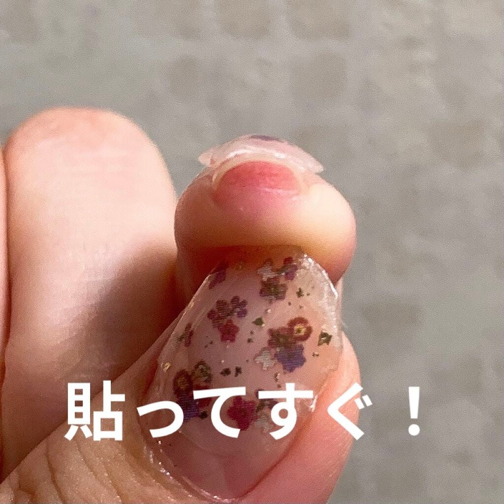ネイルシール/3COINS/ネイルシールを使ったクチコミ(3枚目)