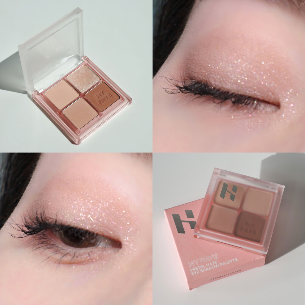 ホリカホリカ マイフェイブシャドウパレット（4カラー） #05 MERRY/HOLIKA HOLIKA/アイシャドウパレットを使ったクチコミ（1枚目）