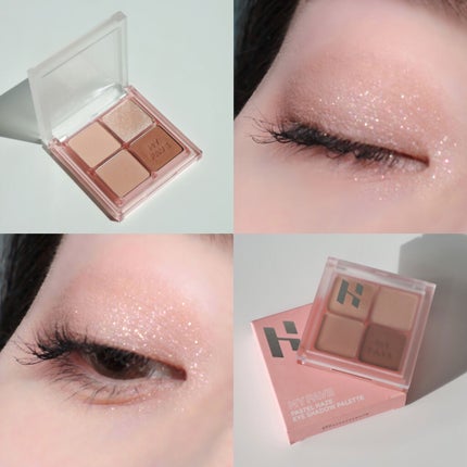 ホリカホリカ マイフェイブシャドウパレット(4カラー) #05 MERRY/HOLIKA HOLIKA/アイシャドウパレットを使ったクチコミ(1枚目)