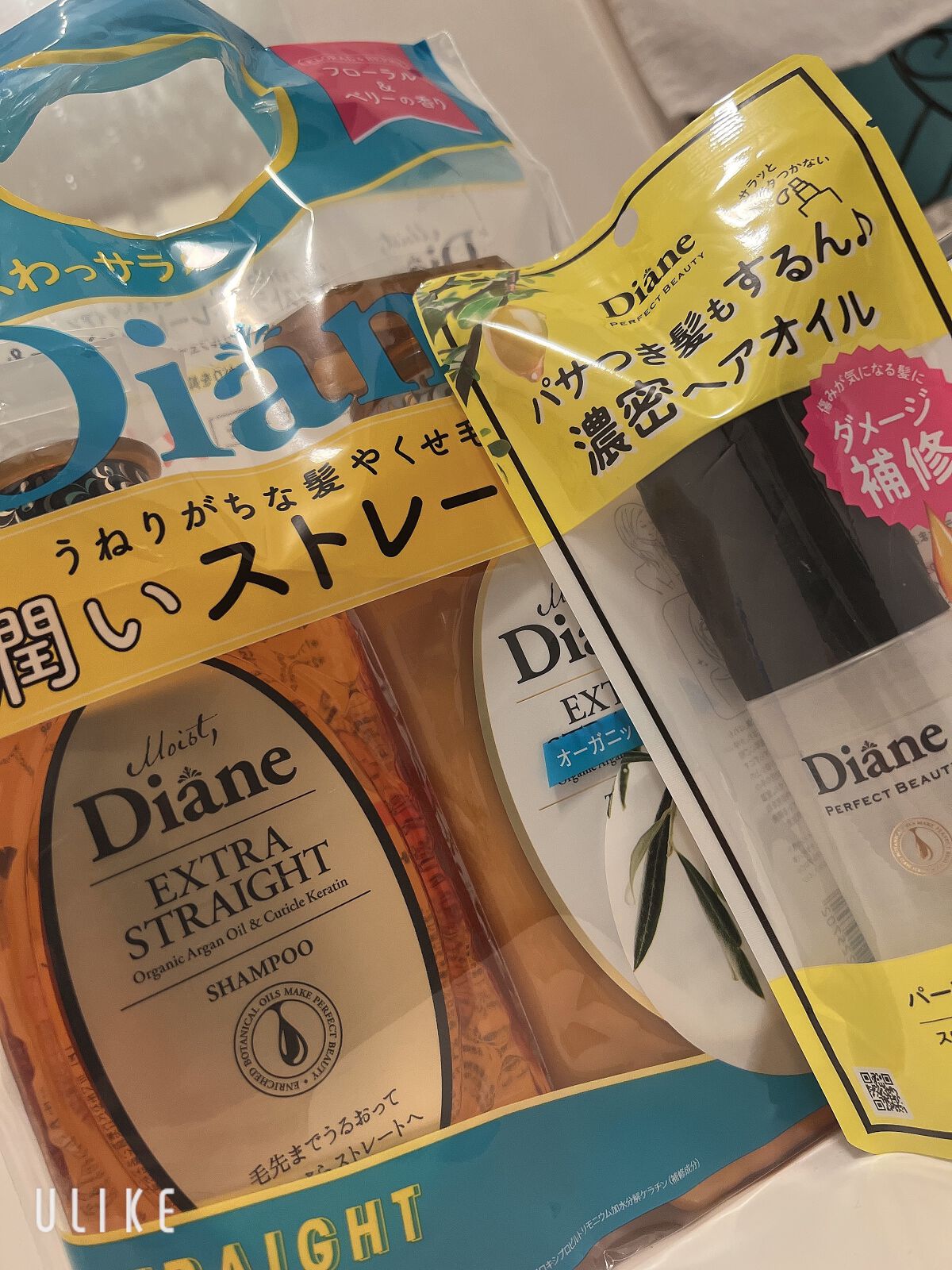 パーフェクトビューティ モイストダイアン エクストラストレート シャンプー/トリートメント/ダイアン/市販シャンプーを使ったクチコミ(1枚目)