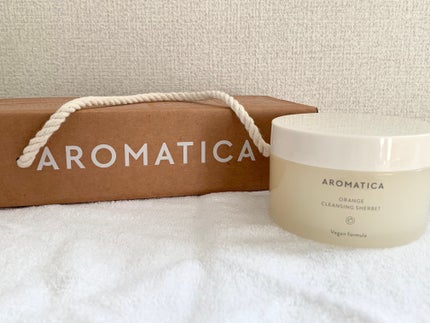 オレンジクレンジングシャーベット/AROMATICA/クレンジングバームを使ったクチコミ(1枚目)