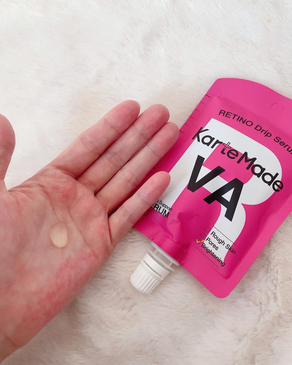 レチノドリップセラム /KarteMade /美容液を使ったクチコミ（3枚目）