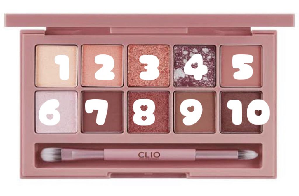プロ アイ パレット/CLIO/アイシャドウパレットを使ったクチコミ（3枚目）
