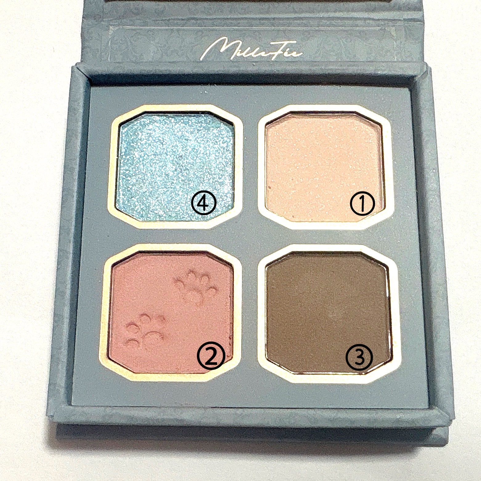 マイキティアイパレット/MilleFée/アイシャドウパレットを使ったクチコミ（3枚目）