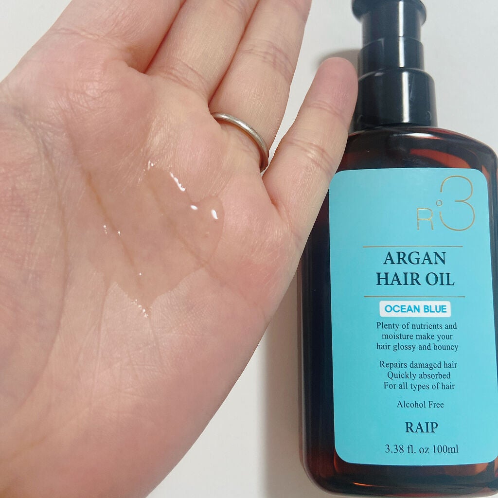 ライプ R3 アルガン ヘアオイル/RAIP/ヘアオイルを使ったクチコミ(2枚目)
