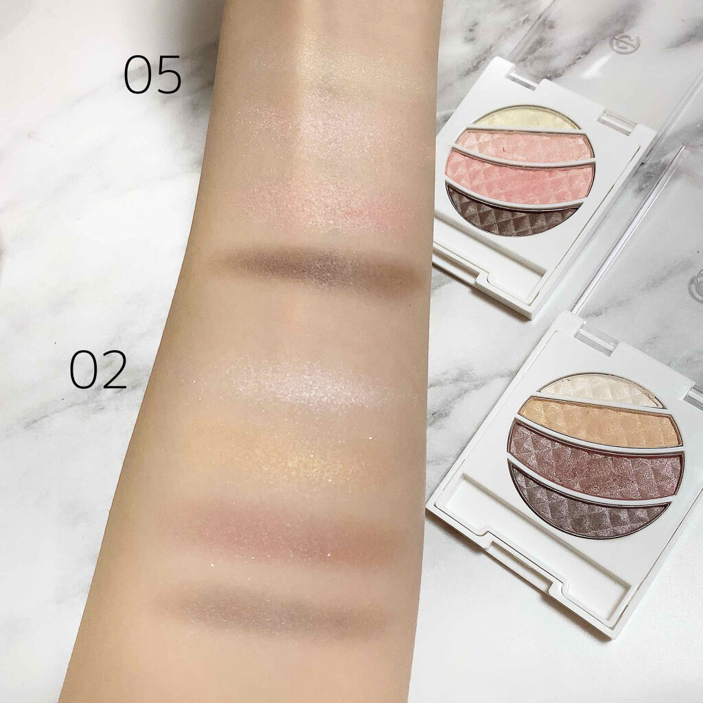 AC きらきらアイシャドウM 05 ピンク系/AC MAKEUP/アイシャドウパレットを使ったクチコミ（2枚目）