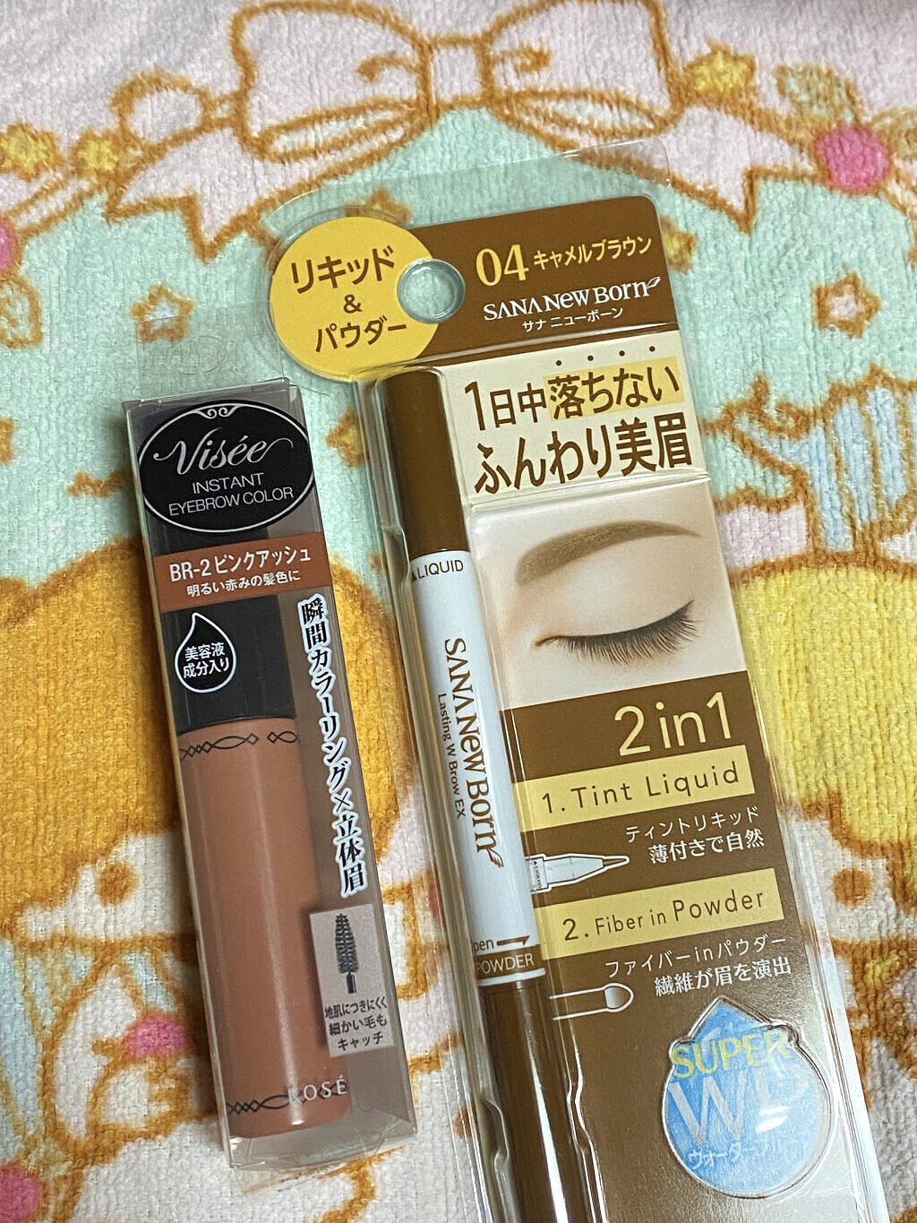 ラスティングWブロウEX N/サナ ニューボーン/リキッドアイブロウを使ったクチコミ（3枚目）