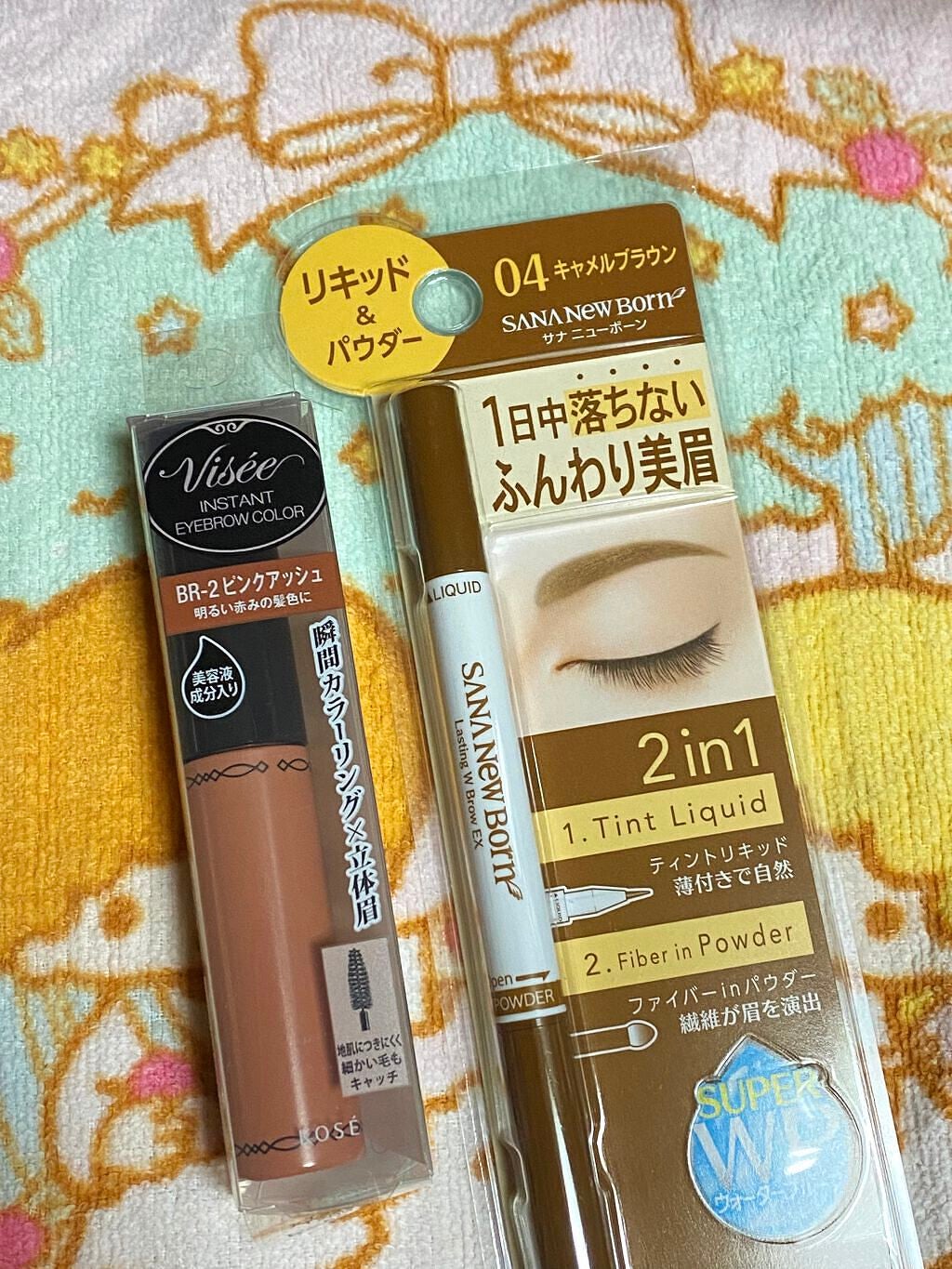 ラスティングWブロウEX N/サナ ニューボーン/リキッドアイブロウを使ったクチコミ(3枚目)