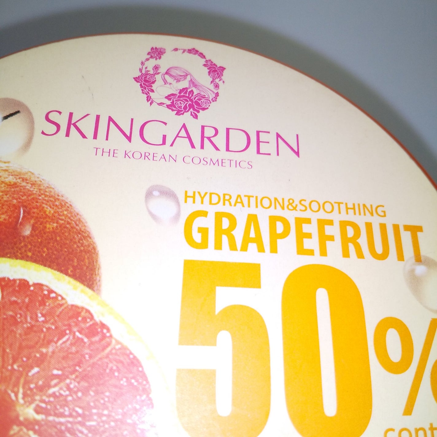 グレープフルーツ50% モイスチャージェル/スキンガーデン/フェイスクリームを使ったクチコミ(3枚目)
