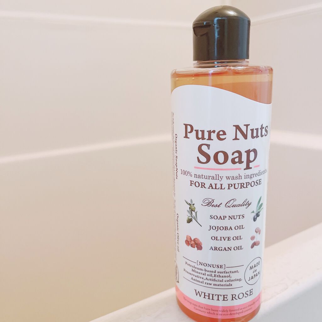 ピュアナッツソープ ホワイトローズの香り/ナチュラセラ/洗顔フォームを使ったクチコミ(2枚目)
