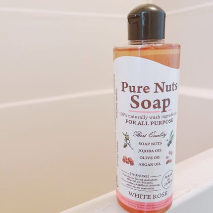 ピュアナッツソープ ホワイトローズの香り/ナチュラセラ/洗顔フォームを使ったクチコミ(2枚目)