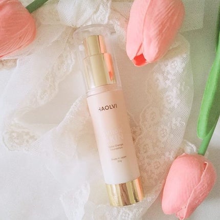 ハオルビ カラーチェンジファンデーション/RITA COSME/リキッドファンデーションを使ったクチコミ(2枚目)