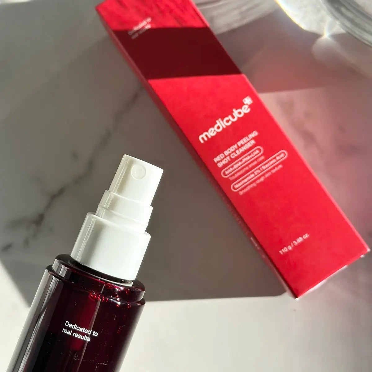 レッドアクネ ボディピーリングショット/MEDICUBE/ピーリングを使ったクチコミ(2枚目)