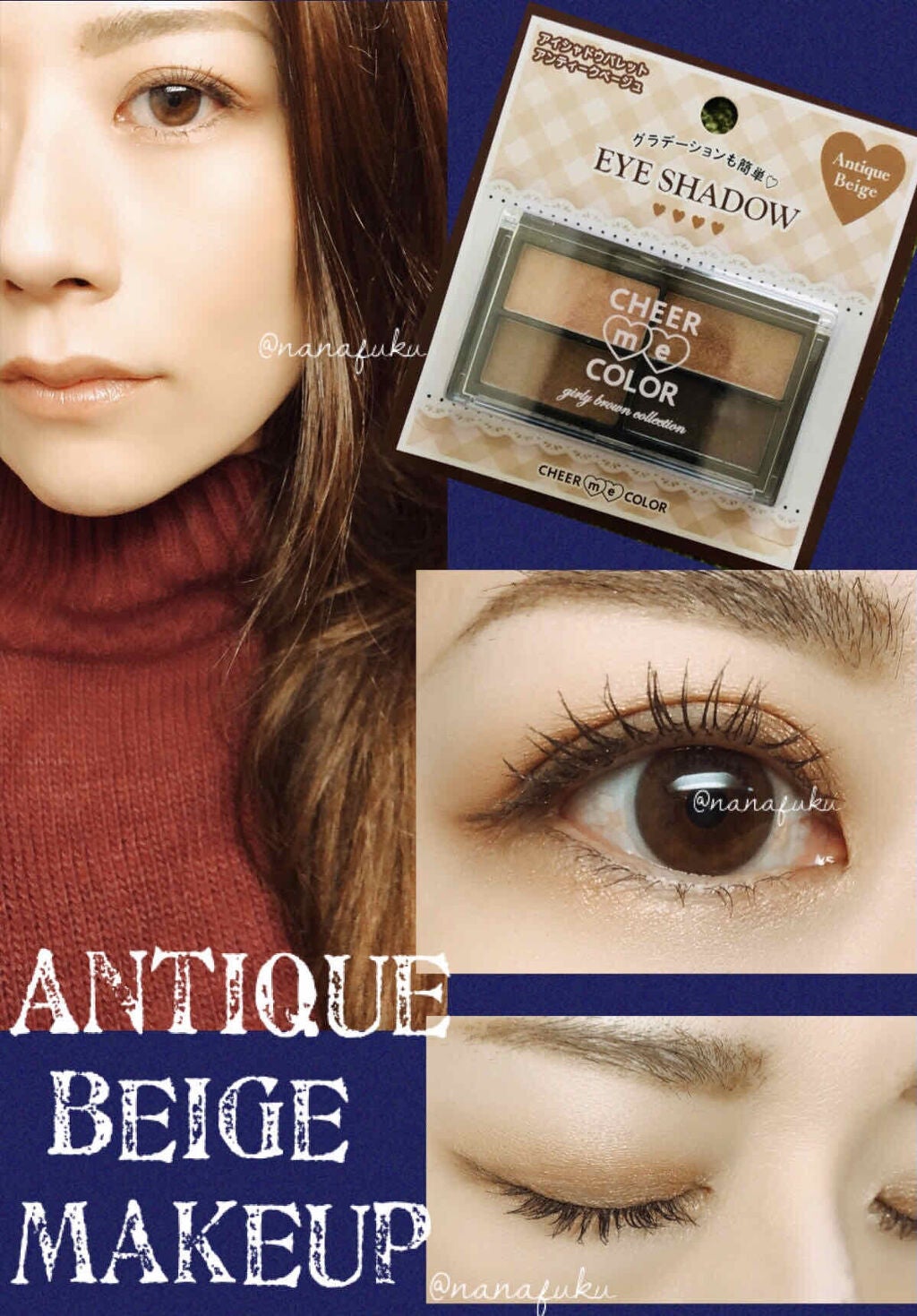 CHEER me COLOR アイシャドウ/セリア/アイシャドウパレットを使ったクチコミ(1枚目)