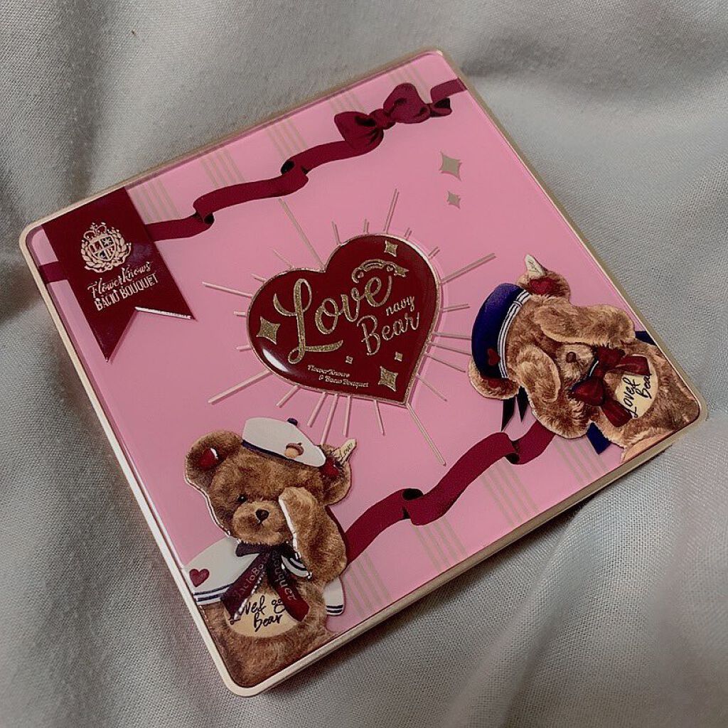 Love Bear 9色 アイシャドウパレット ストロベリーミルク/FlowerKnows/アイシャドウパレットを使ったクチコミ（2枚目）