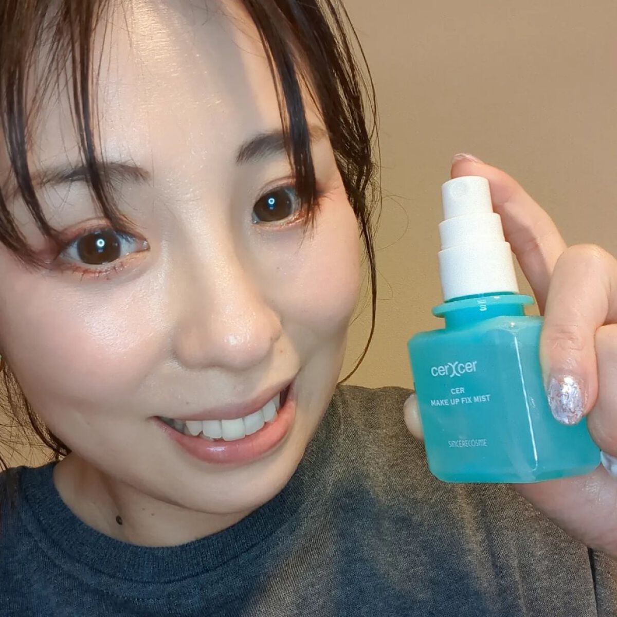 メイクアップフィックスミスト/cerXcer/フィックスミストを使ったクチコミ（3枚目）