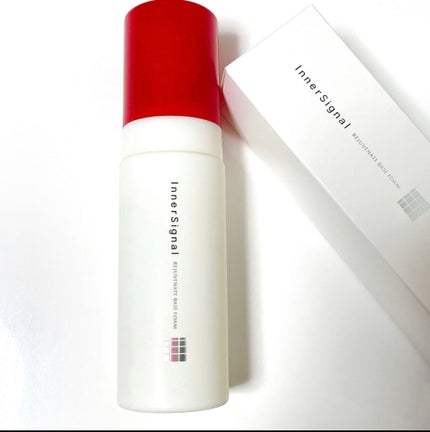 インナーシグナル リジュブネイトベースフォームのクチコミ「泡で出てくる洗顔です。
2プッシュ、少ないかなー?と思いますが意外と丁度良く、
顔全体を包み.....」(1枚目)