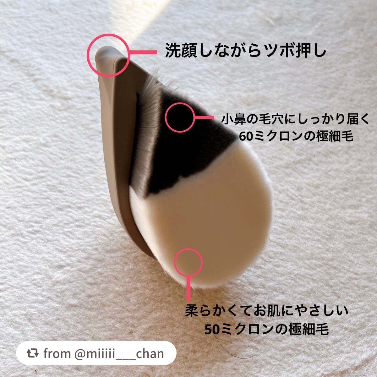 リッチホイップブラシSHINKA(シンカ)/SHOBIDO/その他スキンケアグッズを使ったクチコミ(2枚目)