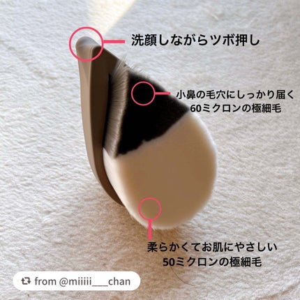 リッチホイップブラシSHINKA(シンカ)/SHOBIDO/その他スキンケアグッズを使ったクチコミ(2枚目)